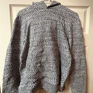 John Elliott Marled Crewneck Sweater - Gray & White